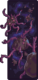 Slow but pervasive tentacles waving everywhere, the sickly sweet smell of decay, thousands of eyes watching from the darkest corners... Someone seems to have lost a cargo of potatoes in orbit around a red dwarf! Potatoes are pretty great. Boiled, mashed, stuck in a stew... Almost makes me regret that I don't eat food.